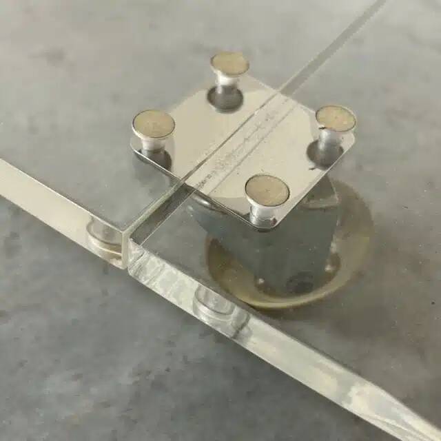 Vintage plexi coffee table