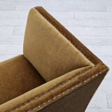 1960s, Danish 2 seater sofa, furniture velour, original condition.