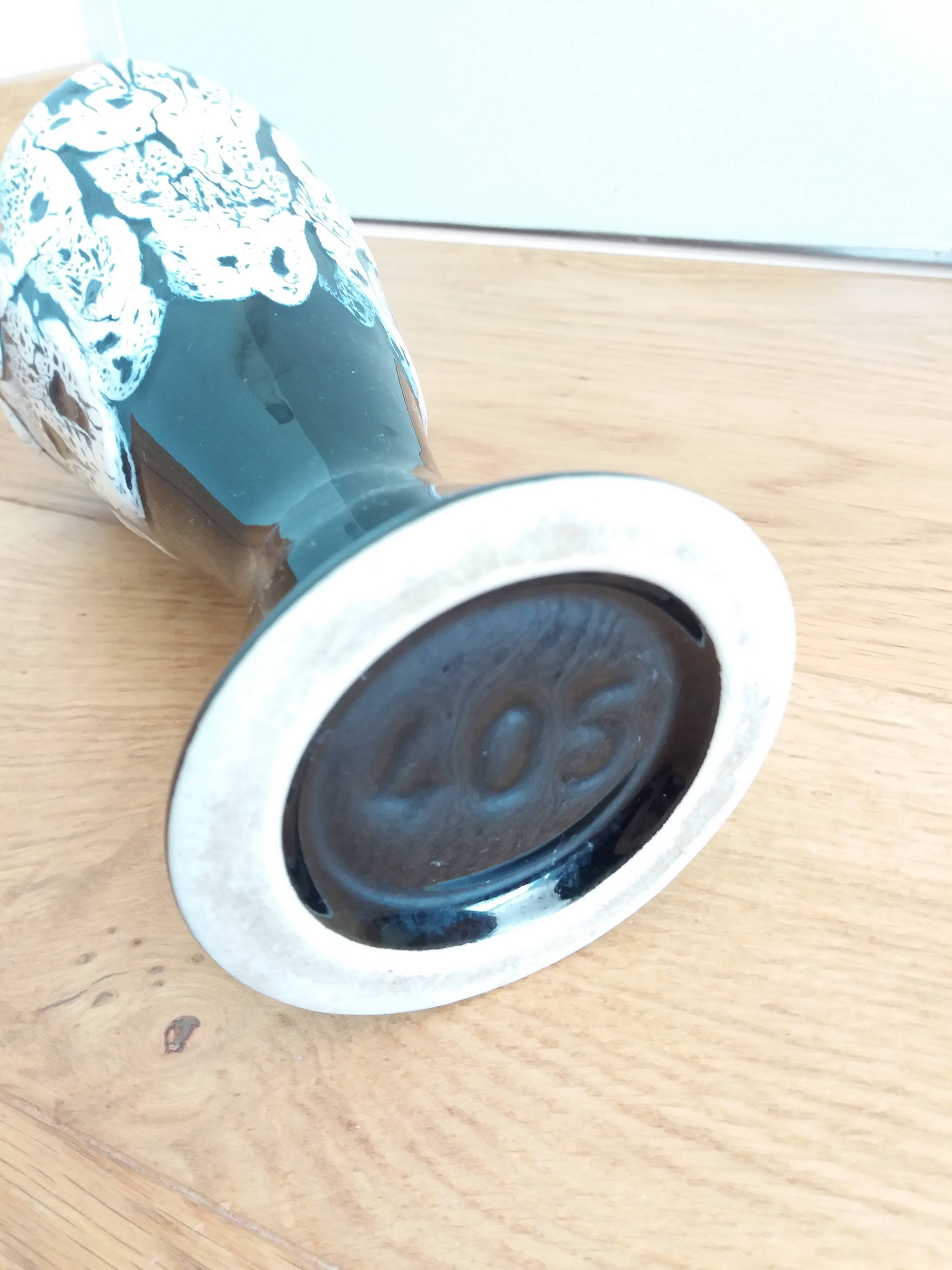 Vase céramique grès flammé