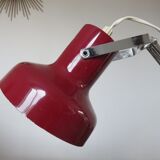 Articulated lamp in chromed metal and lacquered metal 60s 70s