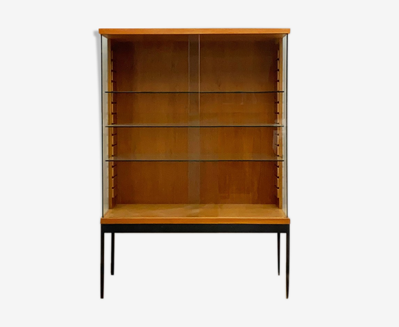 Vitrine en teck par Dieter Waeckerlin pour Behr, années 1950, Allemagne