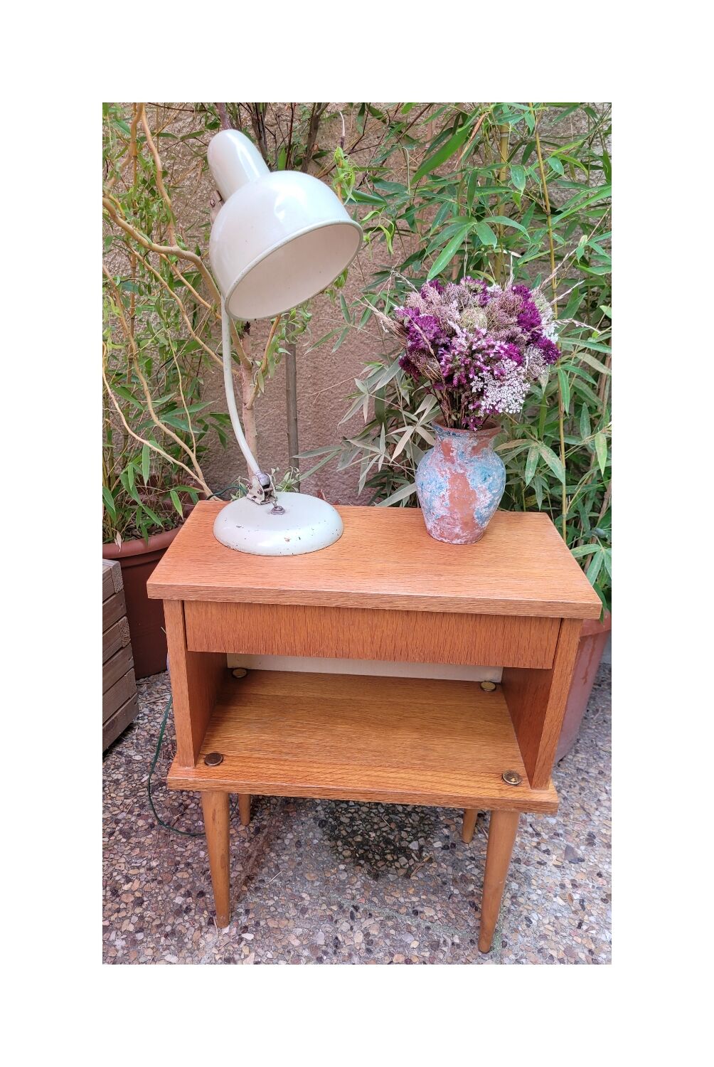 Vintage bedside table