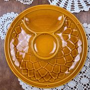 Artichoke service Salins France – 8 plates and serving dish barboti