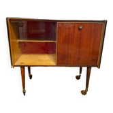 50s varnished bar cabinet