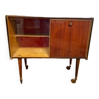 Varnished bar furniture from the 1950s