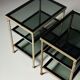 Metal side tables 1960s-70s