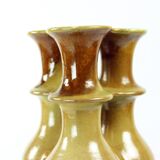 Tripple Vase In Ceramics, Czechoslovakia 1960s