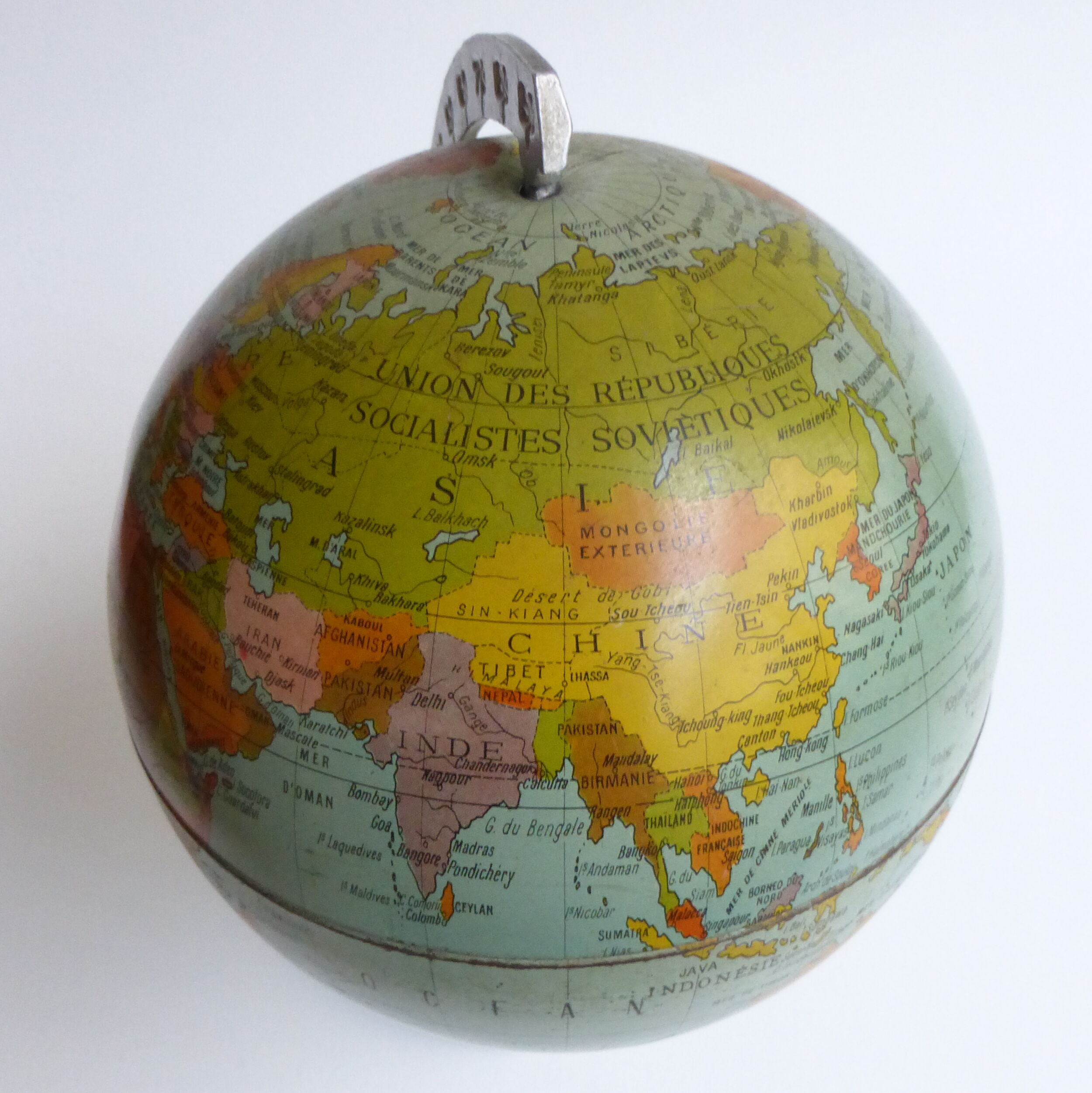Globe terrestre vintage 1950/60