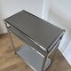Table d’appoint USM Haller en Argent Mat