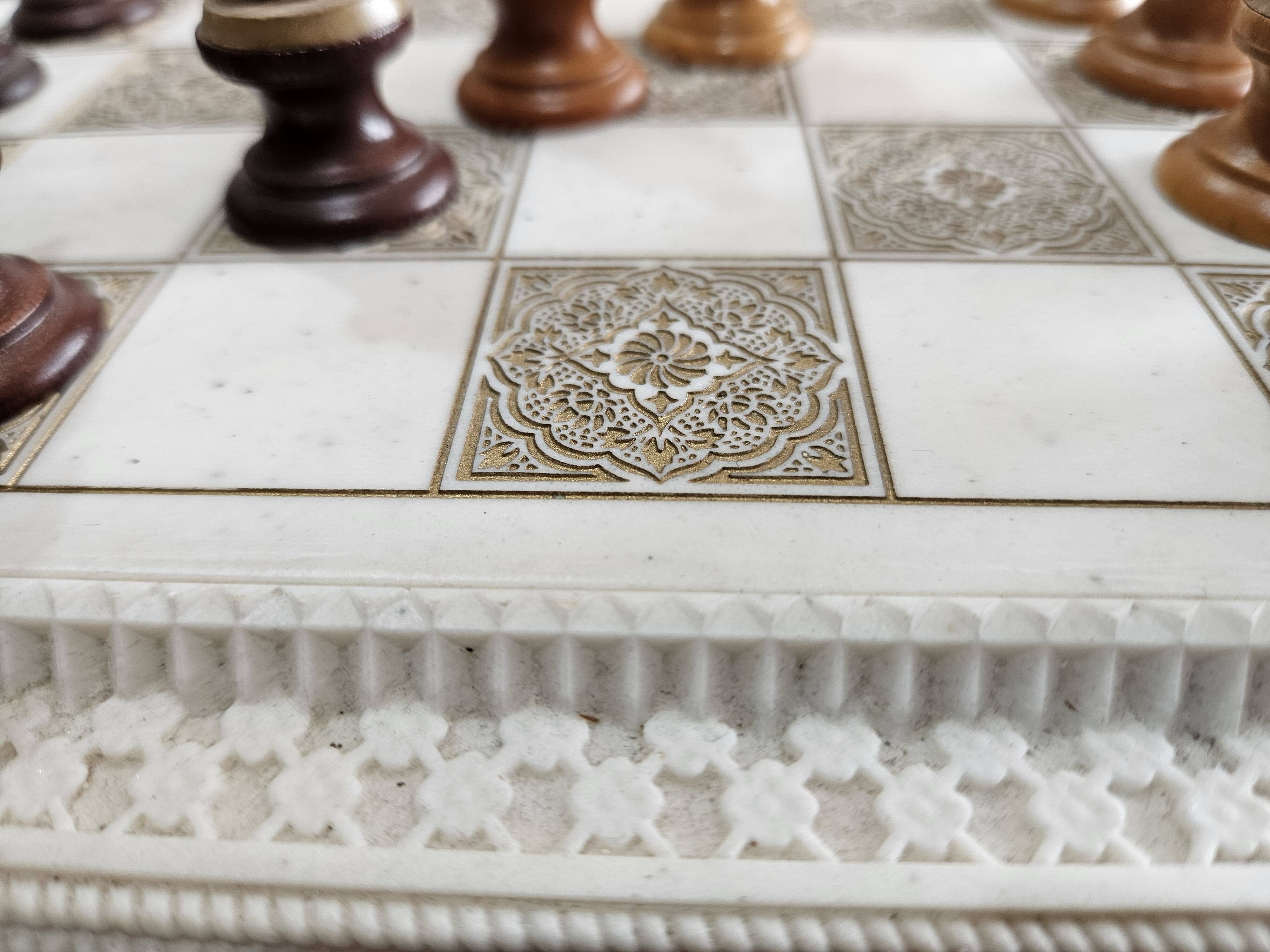 Franklin Mint Raj Collectible Chess Sets, 1970s.