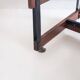 Small wooden desk with metal structure, Italy, 1960s.