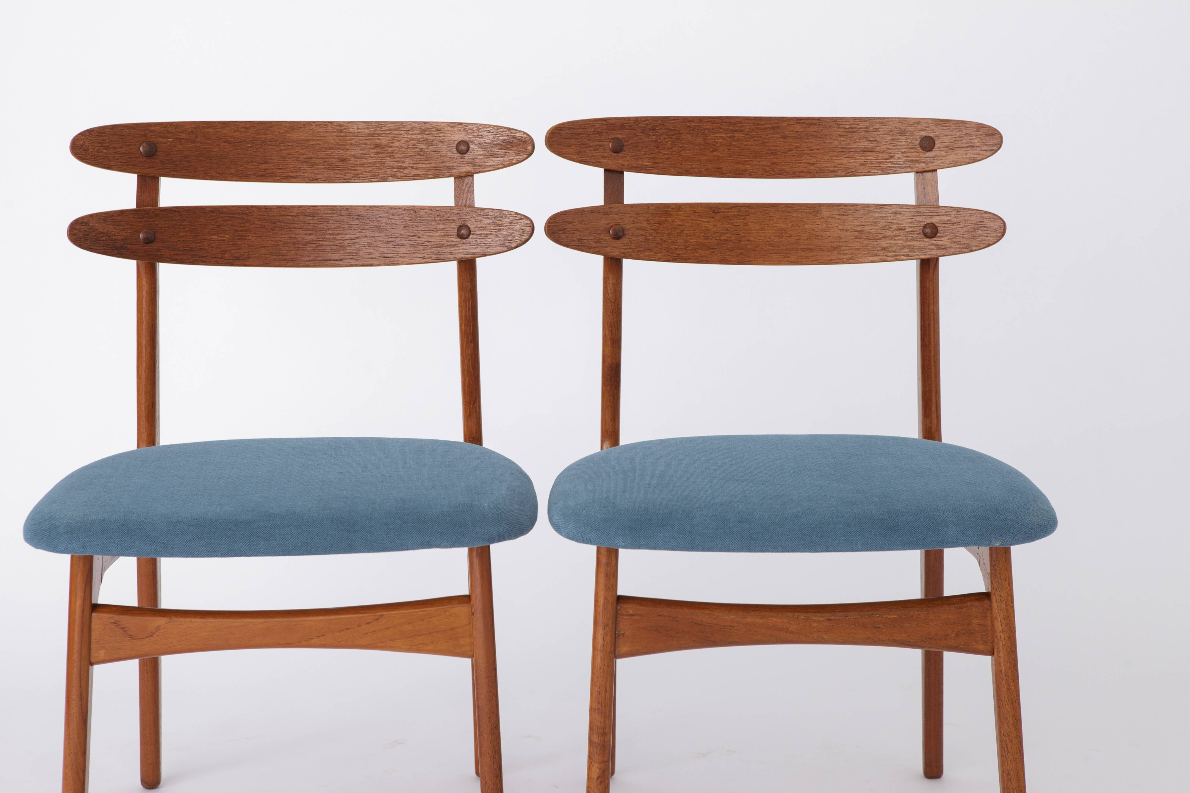 2 chaises vintage 1960 en teck danois