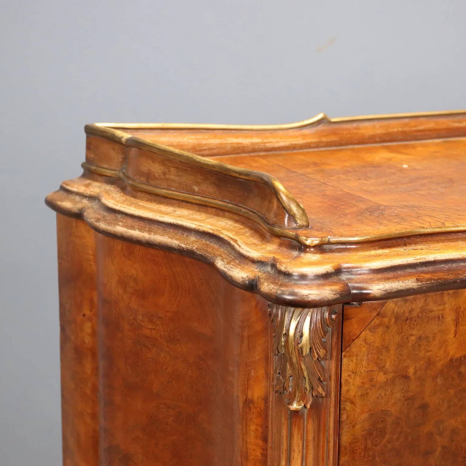 Antique Chippendale-style walnut buffet, Italy, 20th century