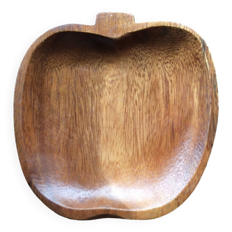 Empty wooden apple pocket