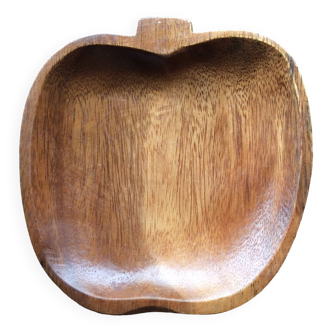 Vide poche pomme en bois