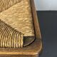 6 Farmhouse wood turned rush dining chairs