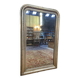 Louis Philippe period mirror with gold leaf