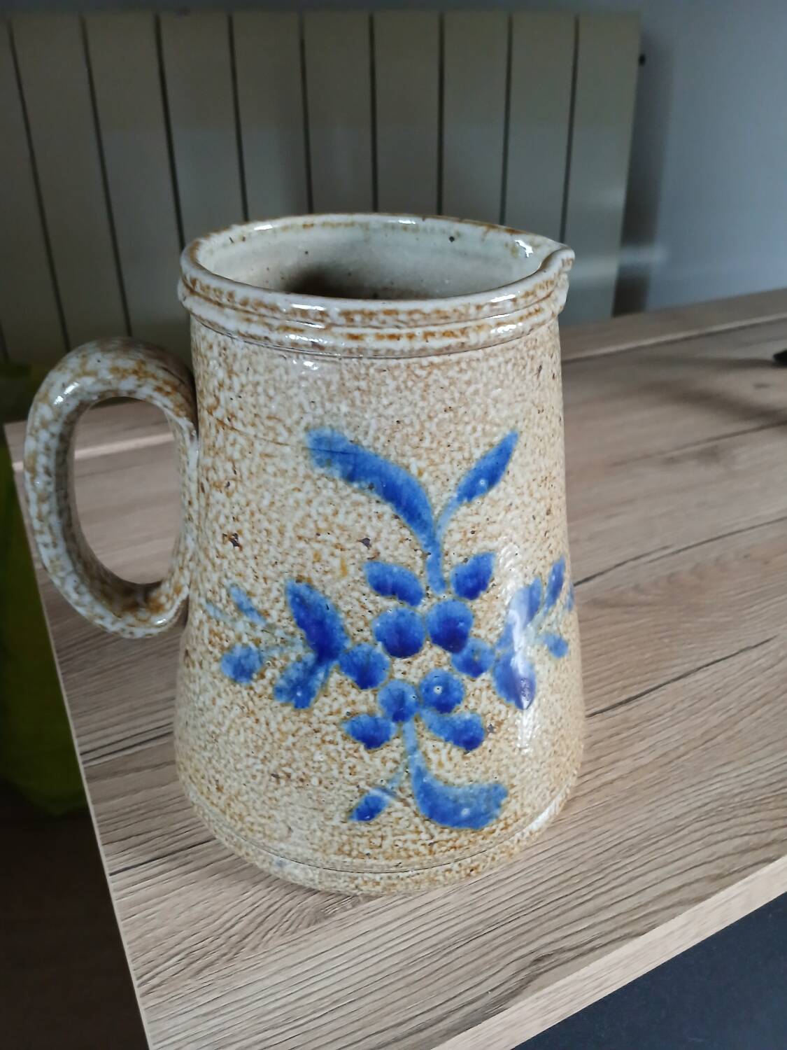 Old glazed stoneware jug