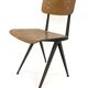 Ensemble de quatre chaises d'école vintage Marko Holland du style Friso Kramer des années 60