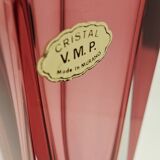 70s cubic sommerso vase