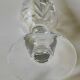 Crystal soliflore vase. Crisscross/leafy patterns. High 24 cm