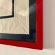 Contemporary Art Painting Signed 1992 Embroidered - Whirling Dervish - Framed