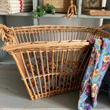 Old rattan basket