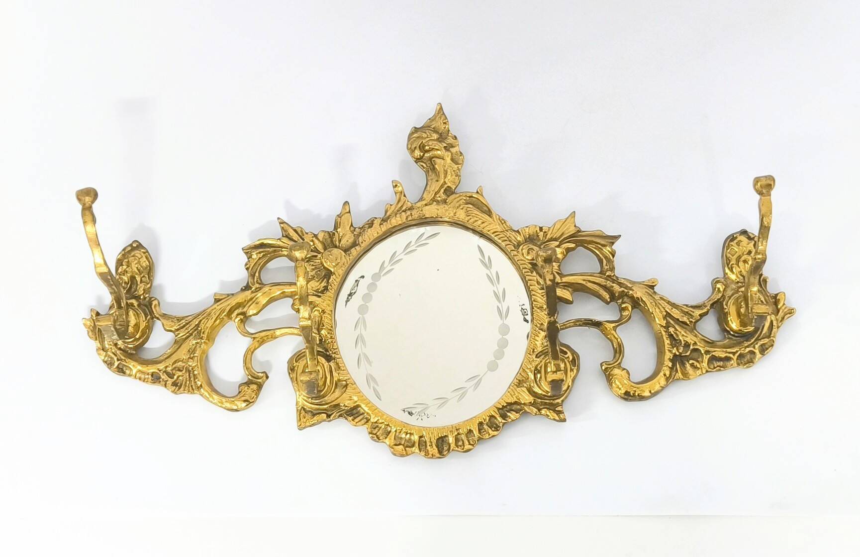 Bronze pole with mirror Imperio style years 40