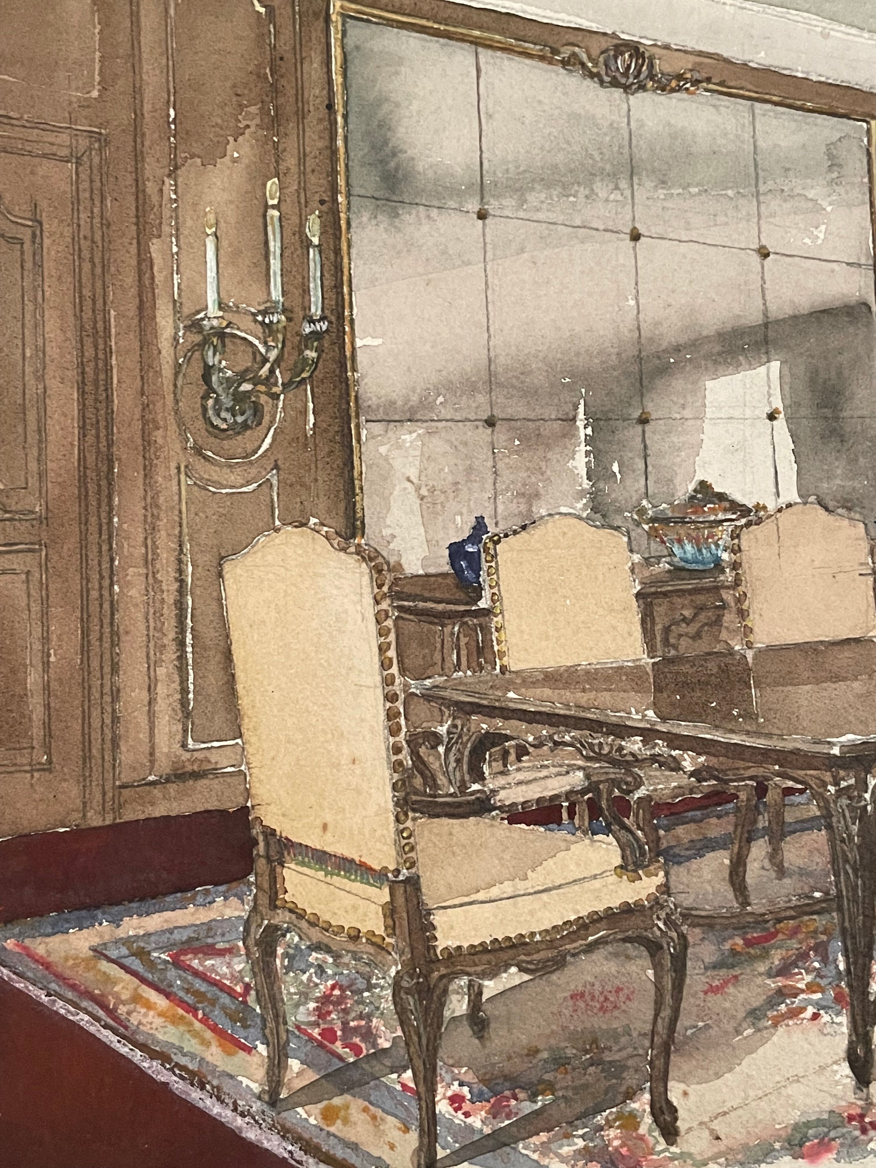 Painting decorative art interior architecture 30-50s