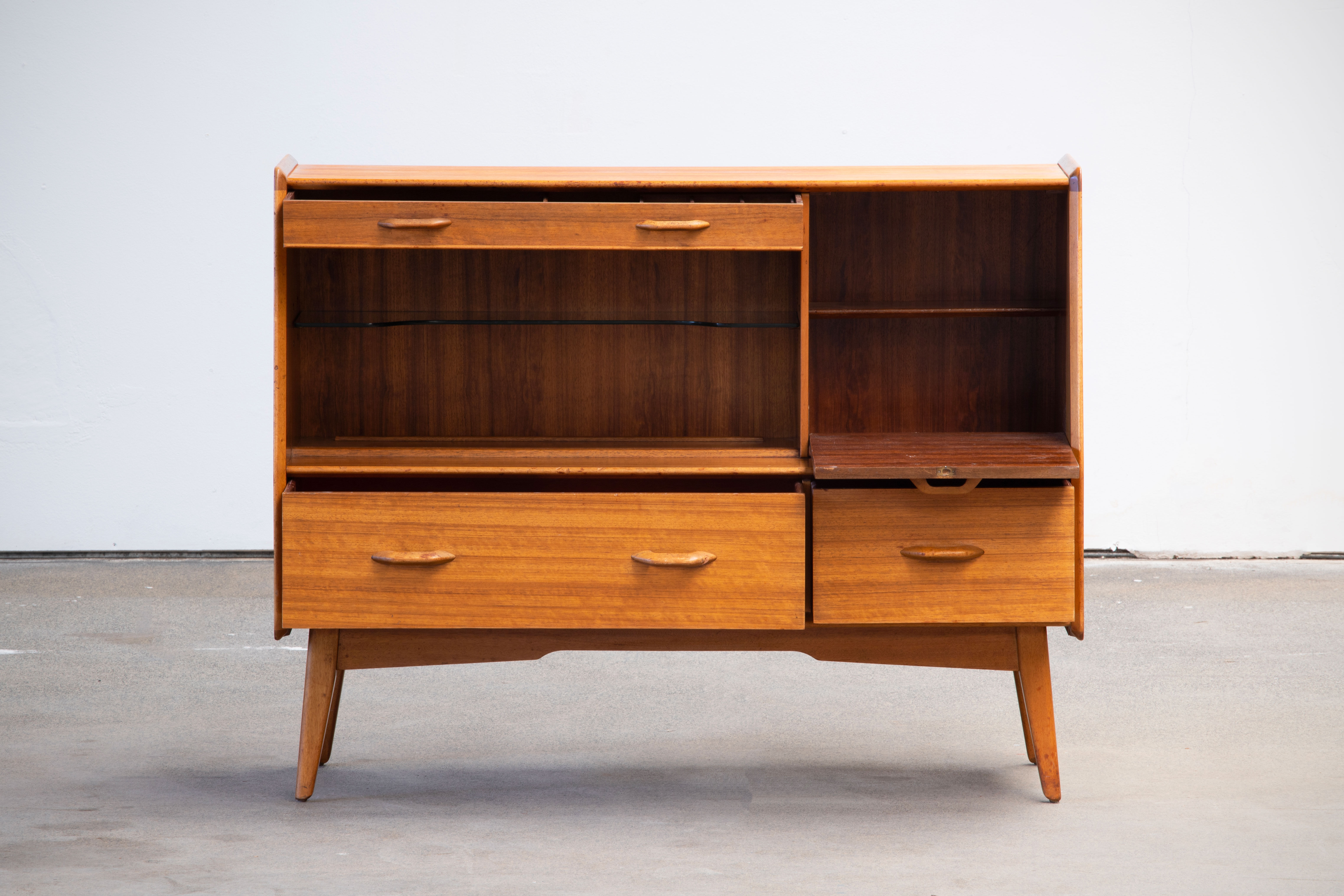 Scandinavian teak side board