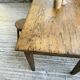 Pine and oak + walnut farmhouse table 1950
