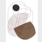 2 abstract art prints