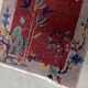 Ancient chinese art deco handmade carpet 64cm x 121cm 1920s