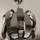 Suspension chrome metal flower