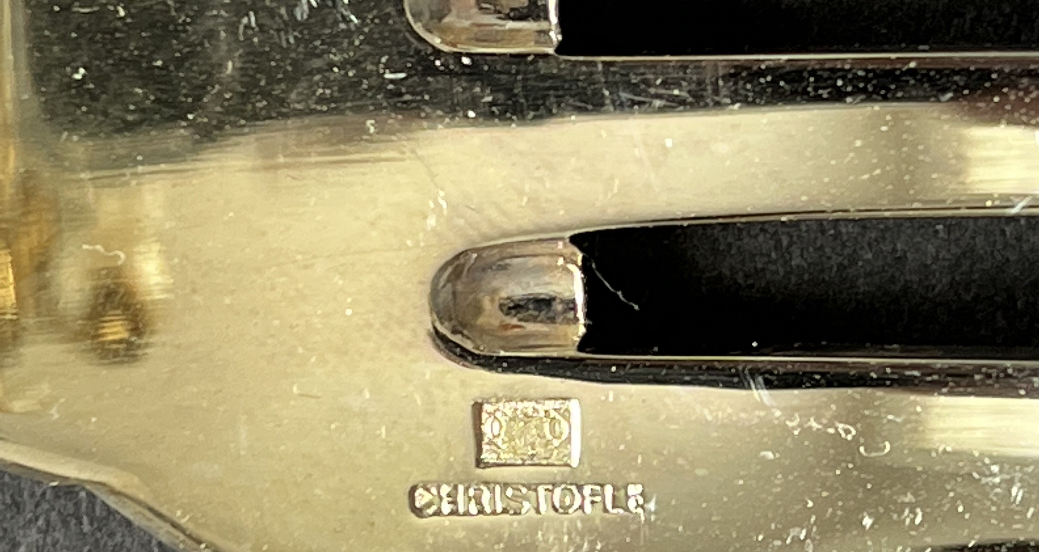 Housewife Christofle in silver metal model uniplate