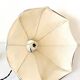 Suspension en tissu beige et marron