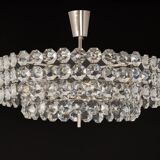 Lustre Bakalowits, Chrome and Crystal Glass, Austria, 1960s