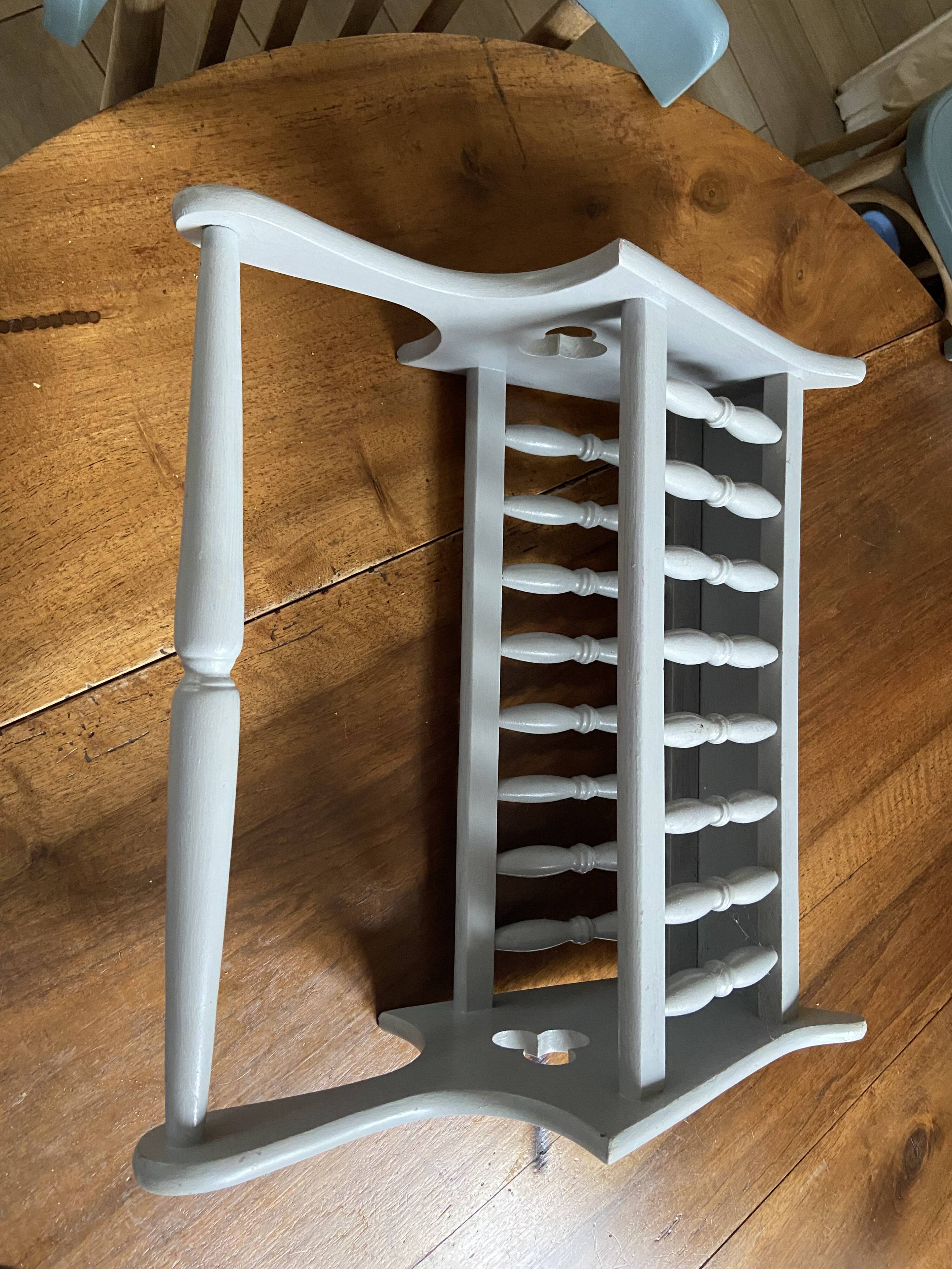 Antique vintage magazine rack