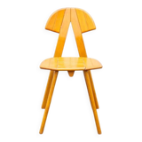 Sedia pieghevole in quercia, Italia, anni '70