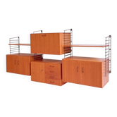 Musterring teak modular wall system – wide wall unit
