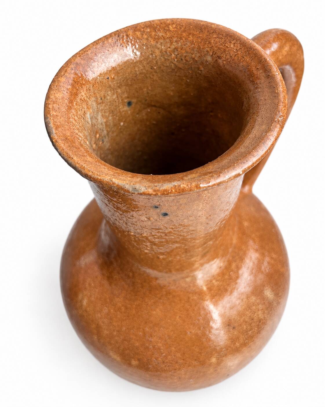 Vintage Studio Pottery Jug – Speckled Brown Glaze