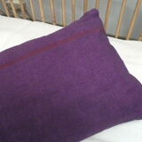 Coussin en lin ancien coloré