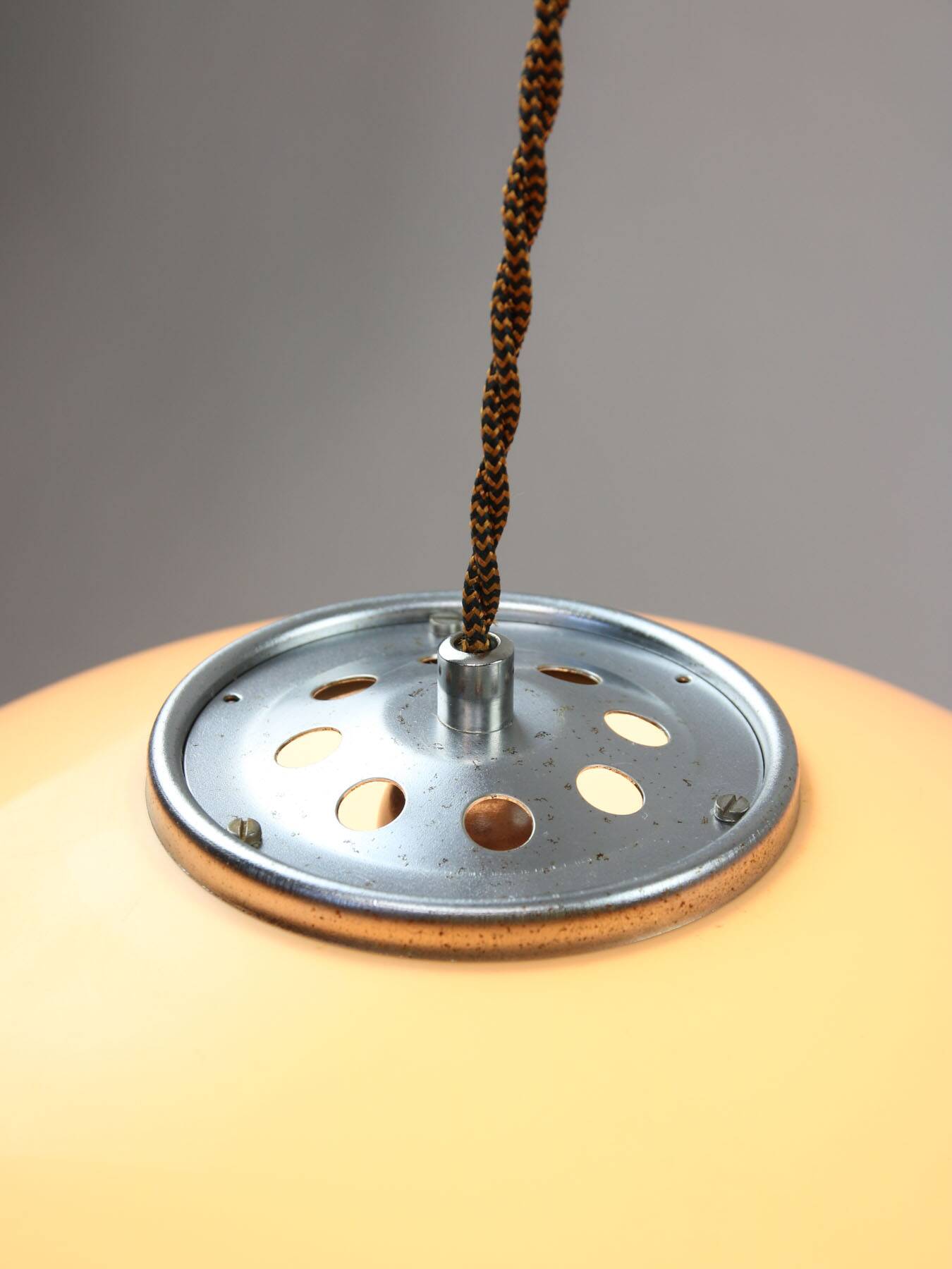 Lampe à suspension jolly space age italienne de guzzini