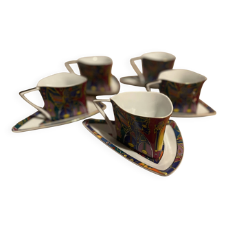 Service Galion So French 5 tasses