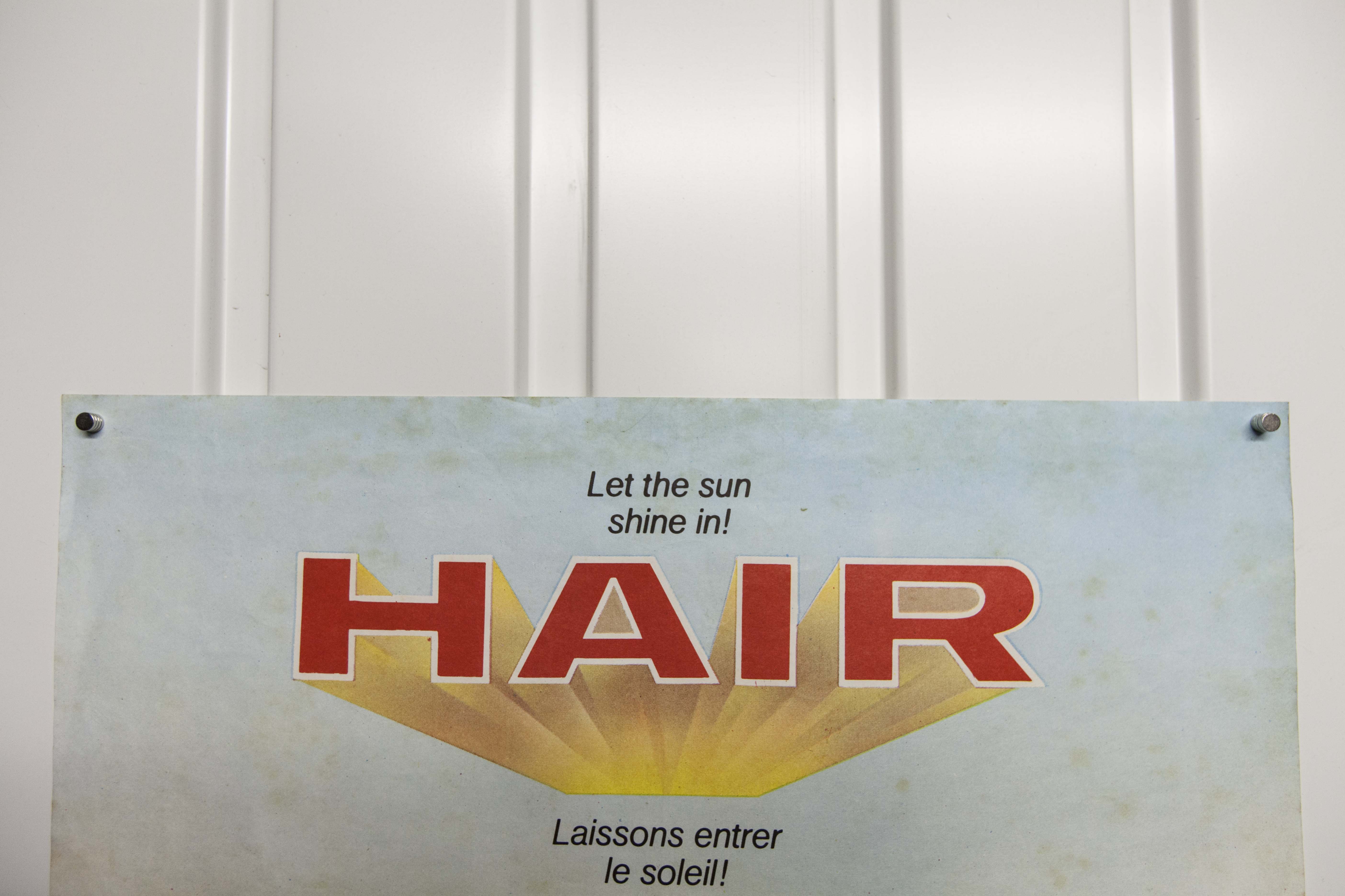 40x60 "Hair" 1979 poster