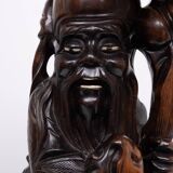 Table lamp Rosewood - Shoulao - God of Longevity Prosperety - China