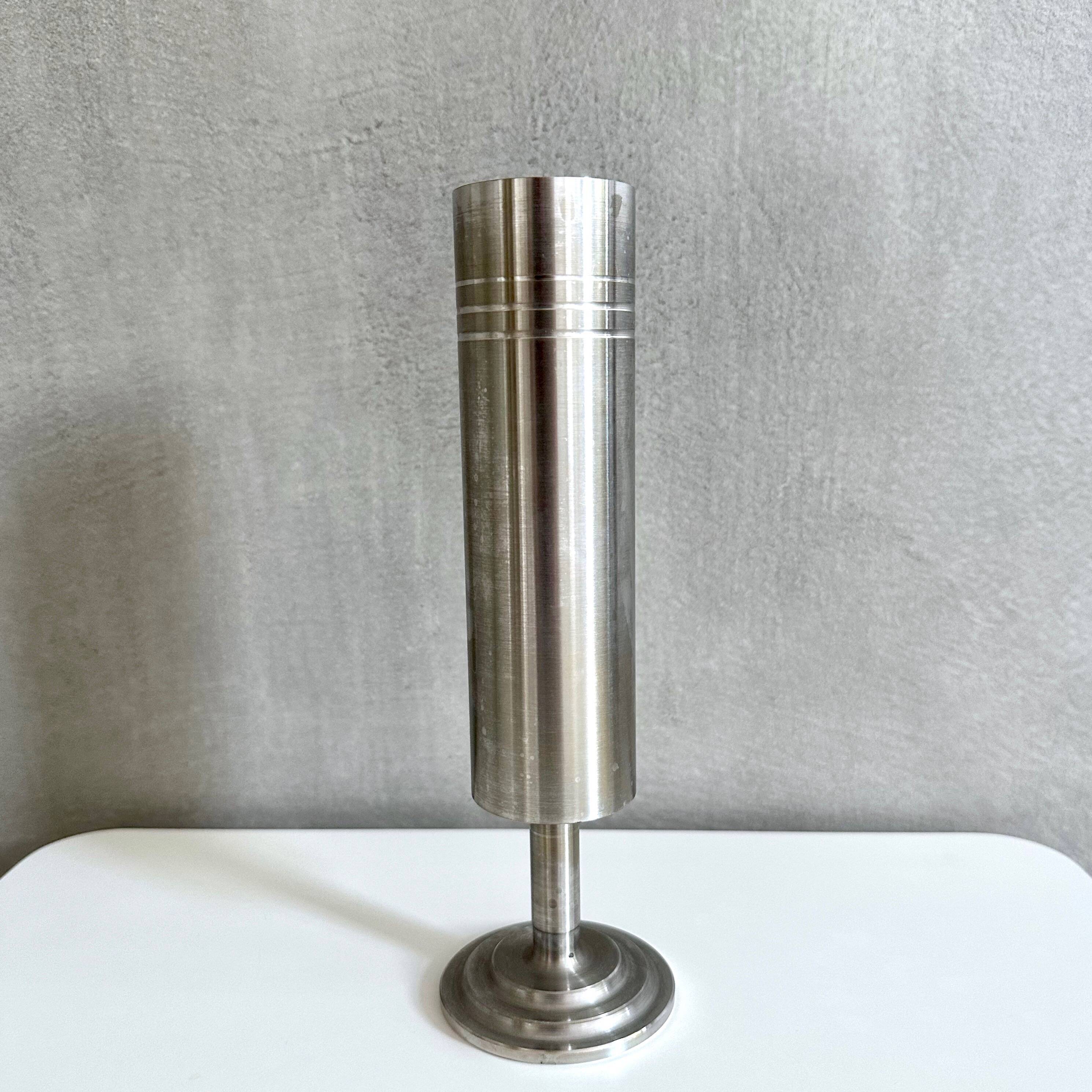 Set of 2 vases Brutalist, Mid Century Vase, Mid Century Modern, cylinder vase