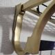Gold-plated aluminum coat rack and cloakroom, 1960-70