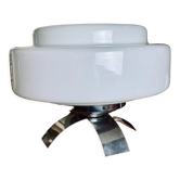 Table lamp very large white opaline glass globe type Skyscraper vintage - circa 1930