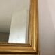 Miroir ancien Louis Philippe perlé doré vintage 56x80cm